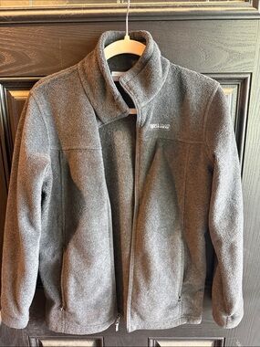 Columbia Charcoal Gray Full-Zip Fleece Jacket